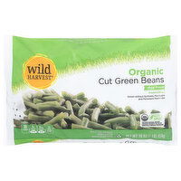 Wild Harvest Organic Green Beans, Cut, 16 Ounce