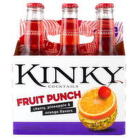 Kinky Cocktails, Fruit Punch, 6 Pack, 6 Each