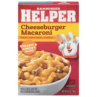 Hamburger Helper Cheeseburger Macaroni, Creamy & Cheesy Sauce, 6.6 Ounce