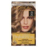 L'Oreal Superior Preference Hair Color, Permanent, Dark Ash Blonde 7A, 1 Each