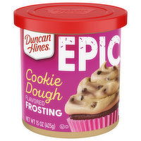 Duncan Hines Epic Frosting, Cookie Dough Flavored, 15 Ounce