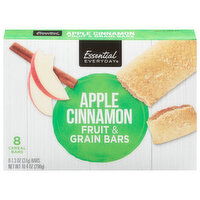 Essential Everyday Cereal Bars, Apple Cinnamon, Fruit & Grain, 8 Each