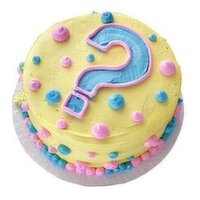 Cub Gender Reveal 8" Double Layer Round Cake, 1 Each