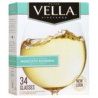 Vella Moscato Sangria, 1.32 Gallon