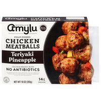 Amylu Chicken Meatballs, Teriyaki Pineaaple, 10 Ounce