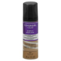 CoverGirl + Olay Simply Ageless Foundation, Improved Formula 3-in-1, Golden Tan 257, 30 Millilitre