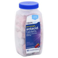 Equaline Antacid, Ultra Strength, 1000 mg, Chewable Tablets, Assorted Berry Flavors, 160 Each