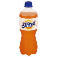 Sunkist Soda, Orange, Diet, 20 Ounce