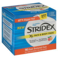 Stridex Face & Body Pads, XL, 90 Each