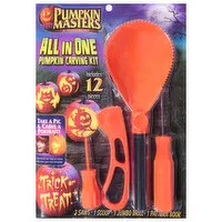 Pumpkin Masters Pumpkin Carving Kit, All in One, 12 Each