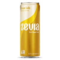 Zevia Cream Soda, Zero Calorie, 12 Fluid ounce