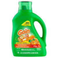 Gain +Aroma Boost Detergent, Island Fresh, 2.75 Quart