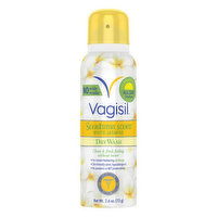 Vagisil Scentsitive Scents Dry Wash, White Jasmine, 2.6 Ounce