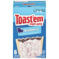 Toast'em Pop-ups Toaster Pastries, Blueberry, 6 Each