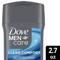 Dove Men+Care Antiperspirant Deodorant Stick Clean Comfort, 2.7 Ounce