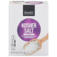 Essential Everyday Kosher Salt, Coarse, 48 Ounce