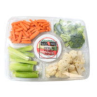 Cub Q&E Vegetable Tray with Veggie Dip , 1 Each