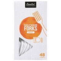 Essential Everyday Forks, Basic, Dailyware, 48 Each