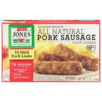 Jones Dairy Farm Pork Sausage, Mild, Golden Brown, 10 Each