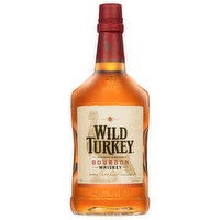 Wild Turkey Bourbon Whiskey, Kentucky Straight, 1.75 Litre