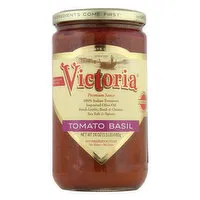 Victoria Tomato Basil Sauce, 24 Ounce