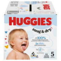 Huggies Snug & Dry Diapers, Disney Baby, 5 (over 27 lb), 84 Each