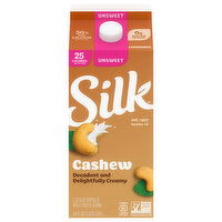 Silk Unsweet Cashewmilk with a Touch of Almond, 64 Fluid ounce