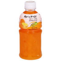 Mogu Mogu Juice, with Nata de Coco, Orange, 10.82 Fluid ounce