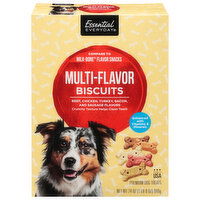 Essential Everyday Dog Treats, Premium, Multi-Flavor, Biscuits, 24 Ounce