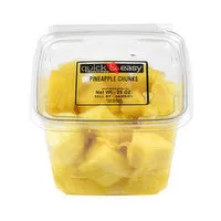 Quick and Easy Pineapple Chunks, Fresh Cut, 28 Ounce, 1 Each