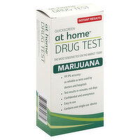 At Home Quickscreen Drug Test, Marijuana, Instant Results, 1 Each