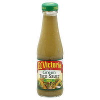La Victoria Taco Sauce, Green, Mild, 8 Ounce