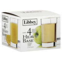 Libbey Glasses, Heavy Base, 5.5 Ounces, 4 Each