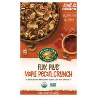 Nature's Path Organic Flax Plus Cereal, Maple Pecan Crunch, 11.5 Ounce