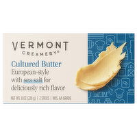 Vermont Creamery Cultured Butter with Sea Salt Sticks, 8 Ounce