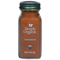 Simply Organic Cinnamon, 2.45 Ounce