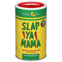 Walker & Sons Slap Ya Mama Cajun Seasoning, Low Sodium Blend, 6 Ounce