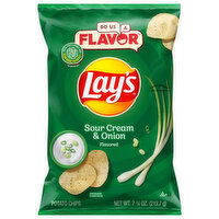 Lay's Sour Cream & Onion Flavored Potato Chips, 7.75 Ounce