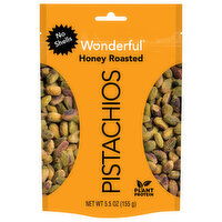 Wonderful No Shells Honey Roasted Pistachios, 5.5 Ounce