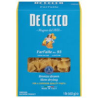 De Cecco Farfalle, No. 93, 1 Pound