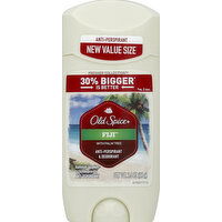 Old Spice Fresher Collection Anti-Perspirant & Deodorant, Fiji, with Palm Tree, Value Size, 3.4 Ounce