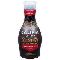 Califia Farms Black Coffee, Medium Roast, Unsweetened, Cold Brew, 48 Fluid ounce