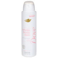 Dove Deodorant Spray, Whole Body, Cooling, Raspberry & Rose, 4 Ounce