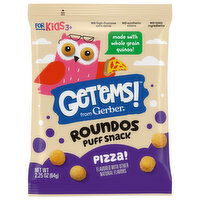 Gerber Get'ems! Puff Snack, Roundos, for Kids 3+, Pizza, 2.25 Ounce