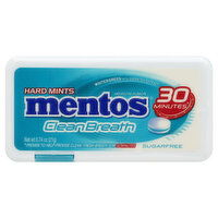 Mentos Clean Breath Hard Mints, Sugarfree, Wintergreen, 0.74 Ounce