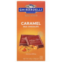 Ghirardelli Milk Chocolate, Caramel, Squares, 4.8 Ounce