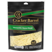 Cracker Barrel Shredded Cheese, Mozzarella Cheese Blend, Bold Cut, 8 Ounce