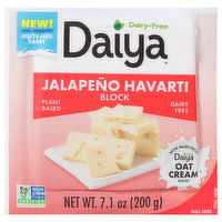 Daiya Cheese, Jalapeno Havarti, Block, 7.1 Ounce