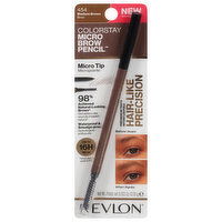 Revlon ColorStay Brow Pencil, Micro Tip, Medium Brown 454, 0.003 Ounce