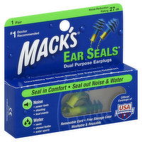 Mack's Ear Seals, 1 Each